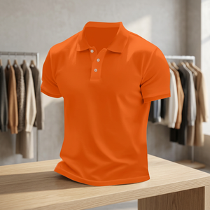 Chemises de golf patriotiques pour hommes, motif croix de la foi de Jésus et drapeau américain, 100 % polyester tricoté respirant, à fermeture éclair, manches courtes, imprimé numérique - Product Image 3