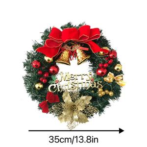 Venta Directa: Corona Navideña de 40cm con Luz, Nuevo Producto, Decoración de PVC para Escenarios, Adorno de Corona - Product Image 6