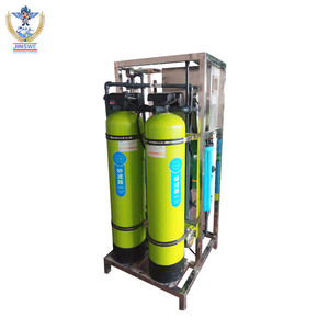 Distributeur d'eau mobile personnalisé avec purification par osmose inverse (RO), réservoir sous pression, PLC et pompe pour utilisation en urgence 1000L/heure - Product Image 1