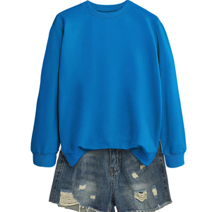 Offre Spéciale mode pull à col rond de couleur unie pull à manches longues vêtements pour femmes en vrac - Product Image 4