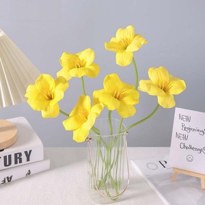 Nuovi arrivi di alta qualità PU tulipani artificiali senza foglie fiori artificiali alla rinfusa per decorazioni per la casa decorazione di nozze - Product Image 2