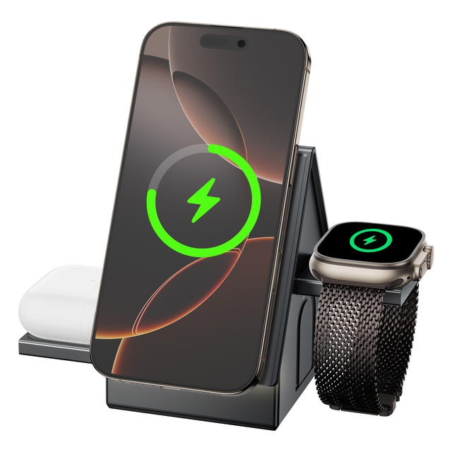 2025 New Release House Shape Decoration 3 in 1 Unique Home Charging Dock 15W Pop up Wireless Charger Cube Stand With Night Light