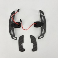 Accessoires en fibre de carbone pour Mercedes, palettes de changement de vitesse magnétiques à orifice triangulaire personnalisées W176 W202 W203 W204 W205 W211 W212