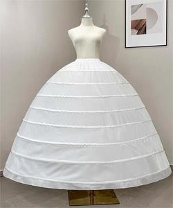 QUEENSGOWN nouvelle robe de bal jupon Super grand 8 cerceaux réglable Crinolineing sous-jupe pour robe de mariée - Product Image 5