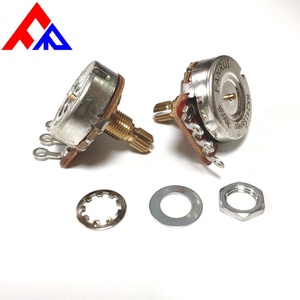 Manufacturer's Direct Sales CTS Same Rotary Potentiometer 10K Metal Shaft Electric Guitar Bass <b>Knob</b> Volume <b>Copper</b> Potentiometer - Product Image 2