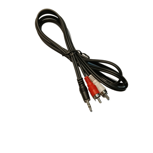 3.5mm để kép RCA 1.2m âm thanh cáp Splitter tinh khiết đồng dẫn PVC Áo khoác Độ phân giải 1080p cho máy tính kết nối loa - Product Image 4
