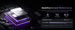 แล็ปท็อป OEM ใหม่ขนาด 15.6 นิ้ว รุ่น LX15 Pro พร้อมโปรเซสเซอร์ 7 5825U/5800U แรม 16GB DDR4  SSD 512GB กราฟิก AMD 5825U - Product Image 6