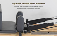 Tour de Pilates en bois de chêne durable 2-en-1, portable, avec logo personnalisé, pour studio de Pilates, machine de fitness pour le remodelage corporel et la gym, vente en gros