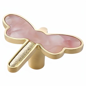 New Chinese-Style Modern Minimalist <b>Single</b>-Hole Durable Zinc Alloy <b>Wardrobe</b> Drawer Cabinet Dresser Bedroom Kitchen Apartment - Product Image 1
