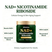 Capsules liposomales de Resvératrol à marque privée OEM, NAD+ Nicotinamide Riboside pour adultes - Soutien énergétique, 2 capsules par jour, 80 unités