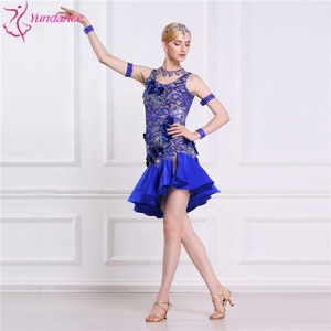 L-16145 baile latino adulto disfraces trajes mujer rumba corrida de toros <span class=keywords><strong>la</strong></span> competencia de baile vestido de baile latino - Product Image 4
