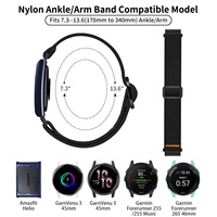 Bracelet de sport en nylon tissé pour bracelet intelligent Amazfit Helio, sangle en tissu respirant et léger, bracelets de montre connectée