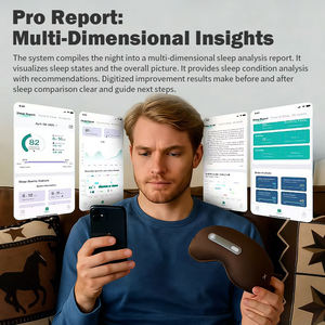 Máscara de Dormir Inteligente con IA, Bluetooth, USB, Tecnología de Calor, Terapia del Sueño, Masajeador Ocular - Product Image 6