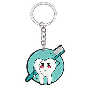 Llavero Promocional <span class=keywords><strong>de</strong></span> Metal con Forma <span class=keywords><strong>de</strong></span> Corazón, Diseño <span class=keywords><strong>de</strong></span> <span class=keywords><strong>Dentista</strong></span> Saludable <span class=keywords><strong>de</strong></span> Anime, Marca Onemax OEM - Product Image 6