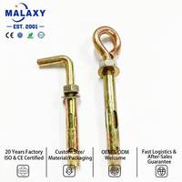 MALAXY L Type O Type Molly Anchor M4-M8 Baja Karbon 4.8 Berlapis Seng Pemasok OEM ODM untuk Papan Gypsum dan Dinding Berongga