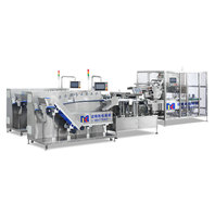 Machine d'emballage entièrement automatique pour serviettes hygiéniques, ligne d'emballage de cartons, machine d'emballage de boîtes, machine de mise en carton pour l'assurance qualité