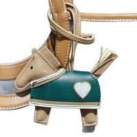 Nuevo Colgante de Poni para Mujer Madura, Hecho a Mano con Cuero Genuino Ecológico, Personalizado, con Costura de Corazón, Súper Ligero y Bonito