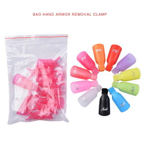 11-Color Gel Remover Plastique Nail Art Soak Cap Nail <span class=keywords><strong>Degraissant</strong></span> Nettoyant Conseils Vernis À Ongles Dissolvant Clip Doigts Manucure Ciseaux - Product Image 2