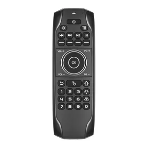 Daqu G7BTS Gyroscope Universal Backlit Air Mouse IR Learning Keys Rechargeable Mini Keyboard Fly mouse Smart Remote control
