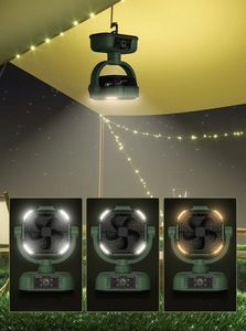 <span class=keywords><strong>Ventilateur</strong></span> de camping portable 20000mAh avec télécommande, <span class=keywords><strong>ventilateur</strong></span> USB, lampe LED, mini <span class=keywords><strong>ventilateur</strong></span> de table rechargeable à piles pour voiture et extérieur - Product Image 6