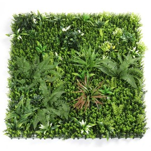 Pannello di Fogliame Verde Artificiale per Giardino, <span class=keywords><strong>Siepe</strong></span> di Bosso, Muro Vegetale, <span class=keywords><strong>Piante</strong></span> Finte da Esterno - Product Image 2