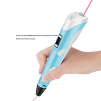 Pincel de Impresión 3D USB Multifuncional, Pincel Inteligente Automático para Niños, Pincel para Pintar con Pegamento Termofusible, Pincel para Pintar Líneas, Manualidades DIY