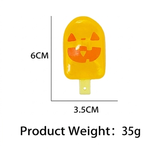 Sucette en malte d'Halloween, jouet anti-stress à rebond lent, simulation de bonbon moelleux, en TPR, pour filles, adolescents et adultes - Product Image 5