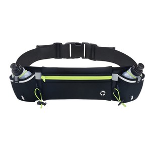 Riñonera Deportiva de Nailon Impermeable para Correr, Bolsa para Teléfono de Gran Capacidad, Porta Botella de Agua para Deportes al Aire Libre, Negro, Verde, Naranja, Azul - Product Image 1