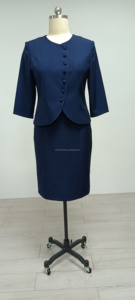 Elegant Ladies <b>Office</b> Wear Casual Dress Formal Suit Two Pieces Long Sleeve for Women - Product Image 4