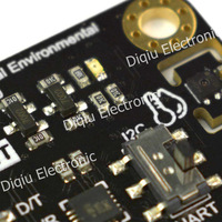 DIQIU SEN0501 Capteur de température, d'humidité, de pression, de lumière ambiante et de rayonnement UV haute précision avec fils de connexion - I2C/UART