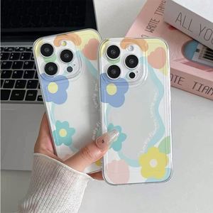 Funda Protectora para Teléfono con Diseño de Flores Coloridas de Lujo para iPhone 11 15 16 17 Pro 13 12 14 Pro Max Plus 12 13 Mini Y2K - Product Image 1