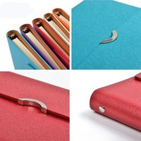 Petit cahier organisateur A5 à feuilles mobiles à couverture rigide avec couverture en cuir PU pour étudiants et enfants
