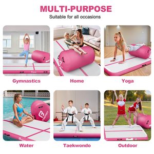 Set di tappetini gonfiabili portatili da 3m x 4m per ginnasti artistici e allenamento quotidiano di yoga e pilates a casa - Product Image 4