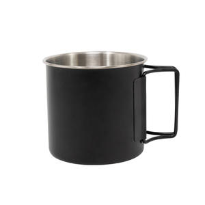 Tasse de randonnée en acier inoxydable 330 ml légère pour le camping, la randonnée, l'escalade et les voyages en voiture - Product Image 2