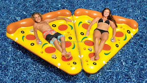 Flotador Inflable para Piscina con Forma <span class=keywords><strong>de</strong></span> Rebanada <span class=keywords><strong>de</strong></span> Pizza, <span class=keywords><strong>de</strong></span> PVC, para Adultos, Multicolor, Diseño Personalizable - Product Image 2