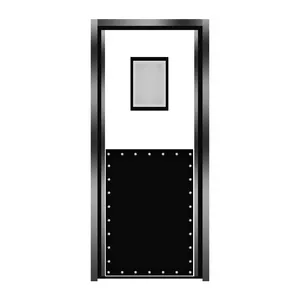 JST दो तरह स्विंग प्रभाव दरवाजे मोटी पैनलों थोक यातायात मास्टर दरवाजा चटाई के साथ 40 Mm एक्रिलिक स्टेनलेस स्टील आधुनिक बहुलक