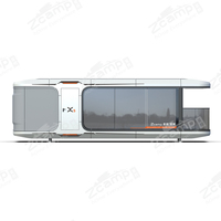 Zcamp X5 Maison de camping préfabriquée Conception durable Matériel écologique Maison préfabriquée de luxe avec système de contrôle intelligent