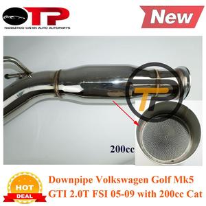 OTP 배기 파이프 3.0 ''V W 골프 GT I MK5 MK6 Je Tta /AD A3 2.0T 2006-2010 하향 파이프와 200 셀 고양이 - Product Image 6