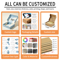Cajas de Embalaje Personalizadas para Péptidos, Cajas de Papel Impermeables para Viales, Cajas de Cartón Corrugado Tipo Avión, Materiales Reciclados, Protección UV