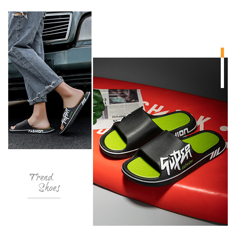Summer Beach Slides Sandals Shoes Men Outdoor Non-Slip Slippers Sandals Wholesale