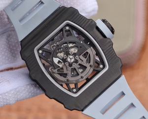 Montre mécanique entièrement automatique de qualité supérieure pour homme, avec boîtier en fibre de carbone noire, une montre-bracelet de luxe de style business pour homme - Product Image 5