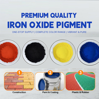 Colorants pour béton : Oxyde de fer pour briques et pavés, qualité construction, colorant inorganique en vrac, vente en gros
