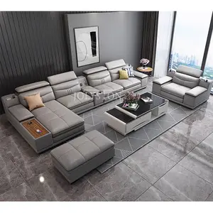 Custom Design Leather Recliner Sofa Usb Music Player Living Room Sofa