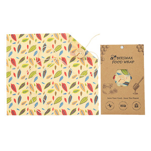 Zero Waste Eco Friendly Vegan <strong>Beeswax</strong> Food Wrap with Button and String Organic Bees Wax <strong>Beeswax</strong> Food BAG Sandwich Wrapping <strong>Paper</strong> - Product Image 5