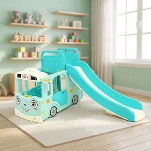 Baby HDPE Plastic Home Indoor Playhouse <b>Swing</b> Chair and <b>Slide</b> Equipment <b>Sets</b> for Kids - Product Image 3