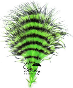 Plumes de marabout de Turquie en vrac, estampées, pour la pêche à la mouche, les costumes de carnaval, les décorations - Product Image 5