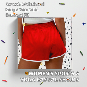 Pantalones Deportivos Transpirables de Cintura Alta Elástica para Mujer, Shorts Casuales para Yoga, Running y Verano - Product Image 2