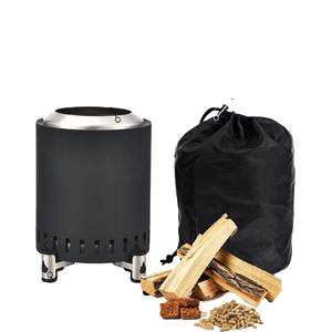 נירוסטה מחנה מחנאות נייד טיולים רגליים מחנאות עצים חזקים שריפת עשן נמוכה - Product Image 1