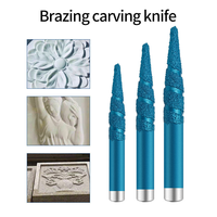 Fraise à graver CNC diamantée personnalisée pour marbre et granit, fraise de sculpture sur pierre à queue de 6 mm OEM/ODM