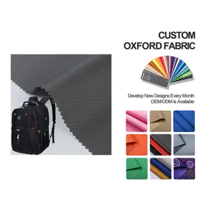 High Quality 100% Polyester wear resistant thick fabric Coated 1680D Oxford Fabric For Bags